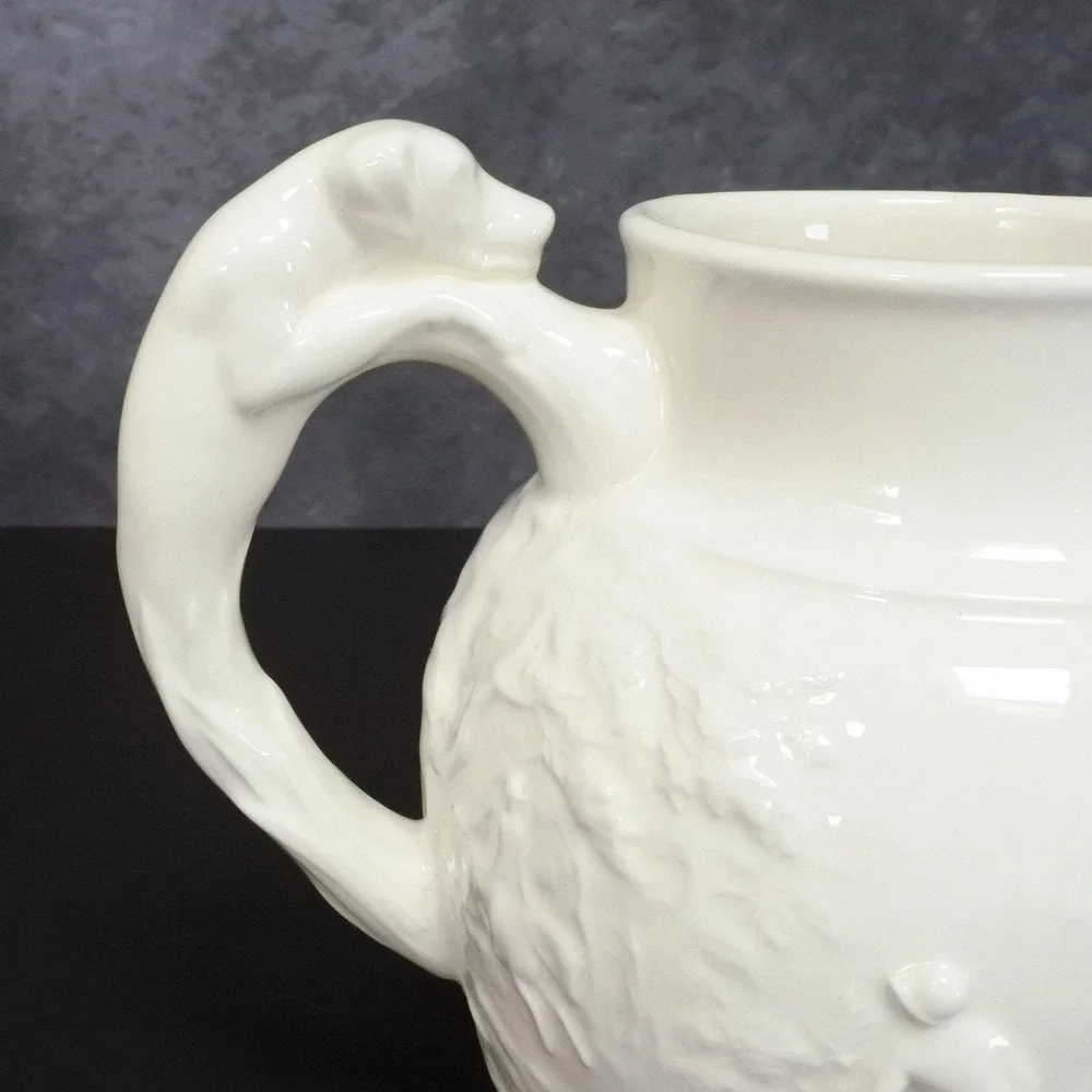 Rare Vintage Wedgwood Etruria & Barlaston Devonshire Off White Bowl Pitcher Set